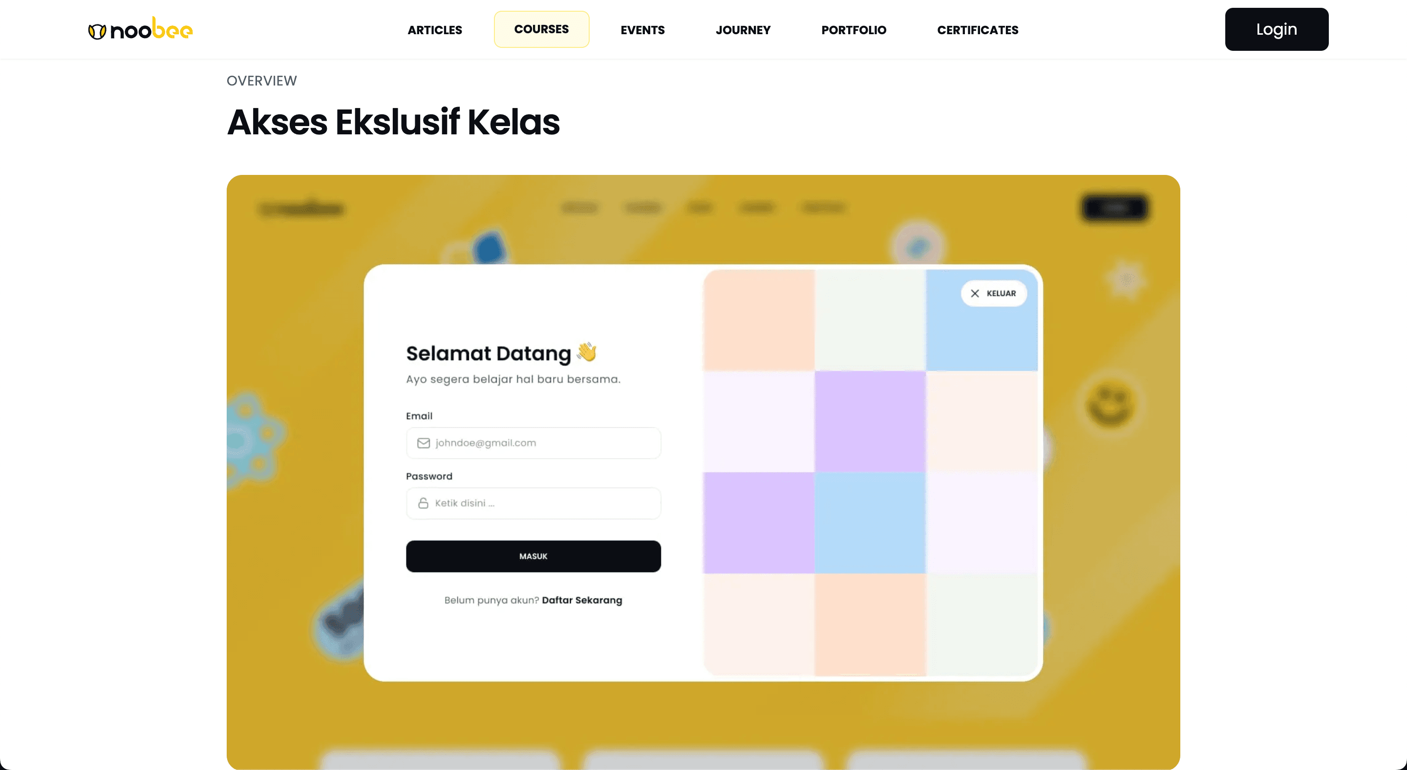 Detail Course - Section Overview